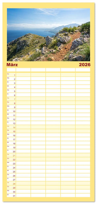 Sizilien: Trauminsel im Mittelmeer (CALVENDO Familienplaner 2026)