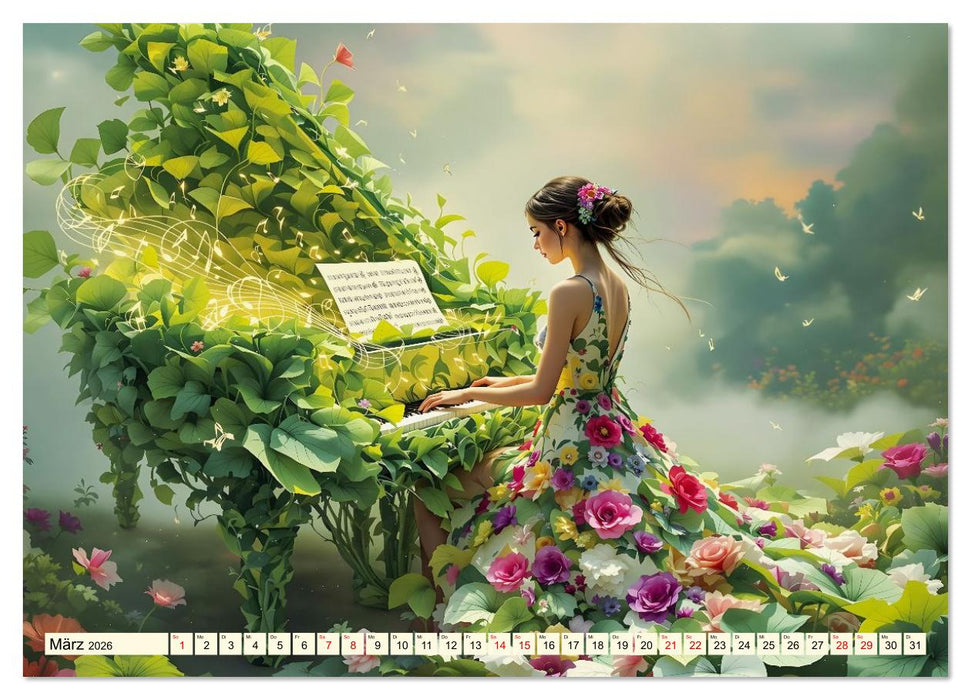 Piano der Träume (CALVENDO Wandkalender 2026)