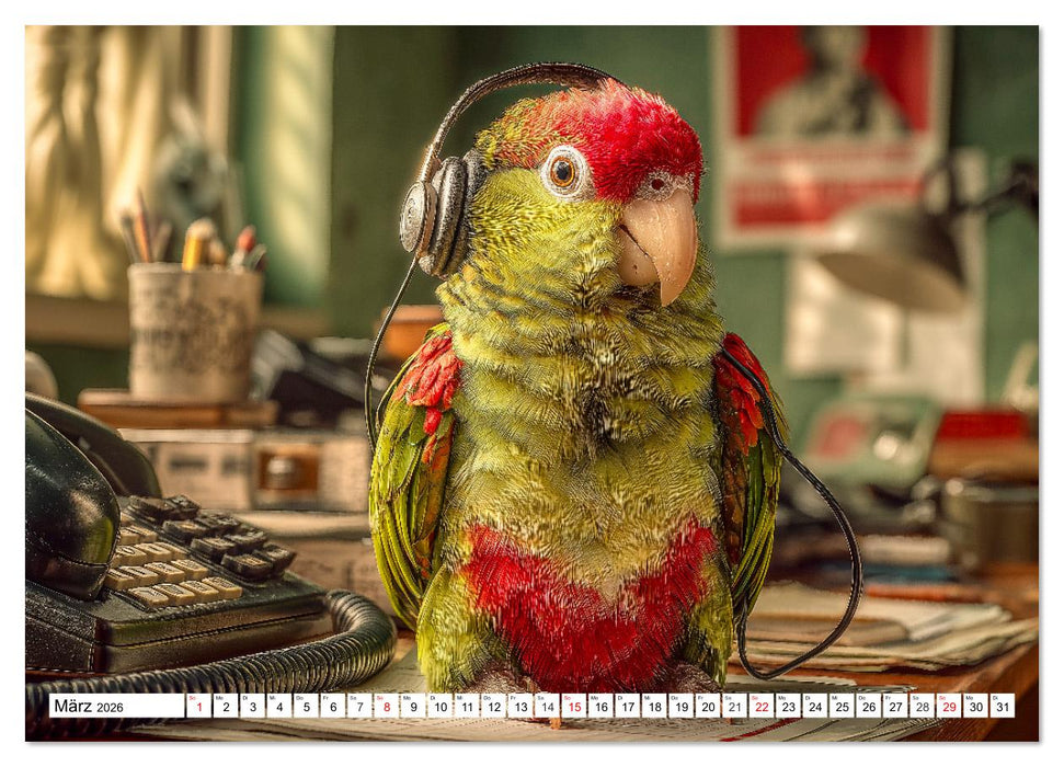 Die Chaos GmbH - Tierisch faule Kollegen (CALVENDO Wandkalender 2026)