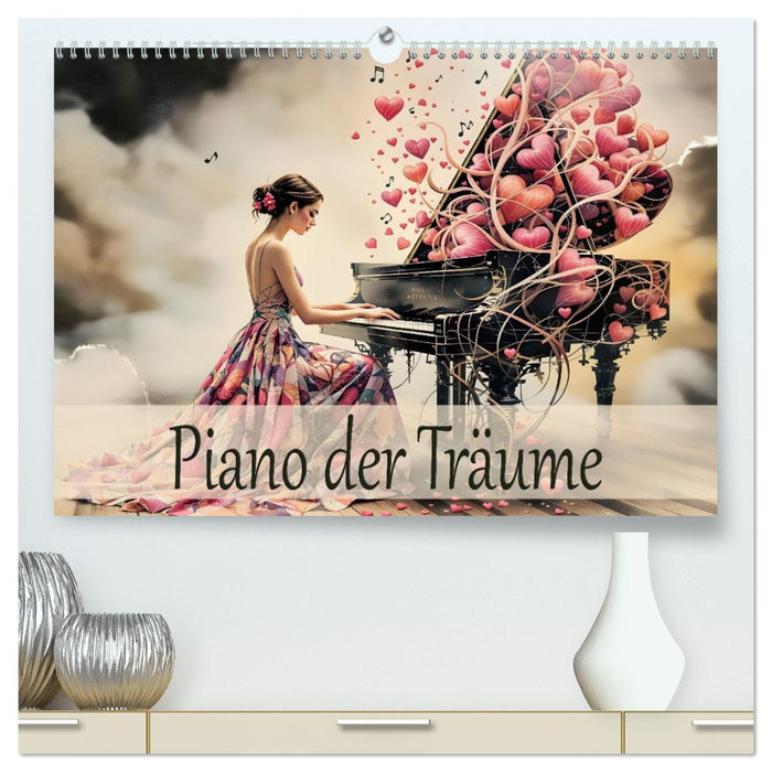 Piano der Träume (CALVENDO Premium Wandkalender 2026)