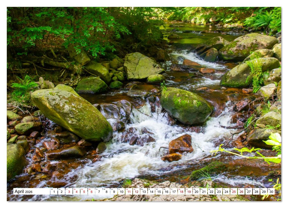 Harzwanderung-Durch das Ilsetal zu den Ilsefällen (CALVENDO Wandkalender 2026)