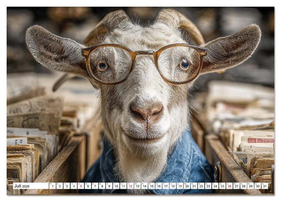 Die Chaos GmbH - Tierisch faule Kollegen (CALVENDO Premium Wandkalender 2026)