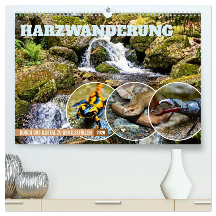 Harzwanderung-Durch das Ilsetal zu den Ilsefällen (CALVENDO Premium Wandkalender 2026)