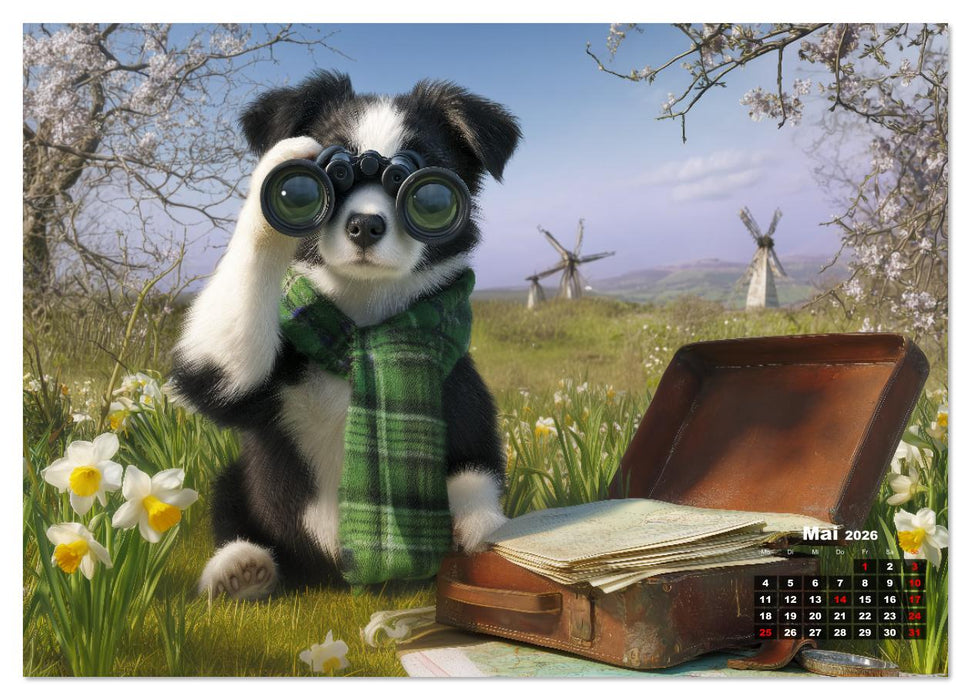 Die Spürnasen - 12 Hunde, 12 Fälle, der Kinderkalender für Detektive (CALVENDO Premium Wandkalender 2026)