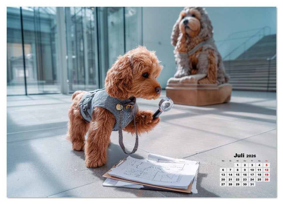 Die Spürnasen - 12 Hunde, 12 Fälle, der Kinderkalender für Detektive (CALVENDO Premium Wandkalender 2026)