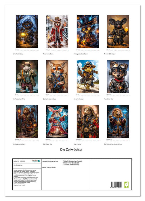 Die Zeitwächter (CALVENDO Wandkalender 2026)