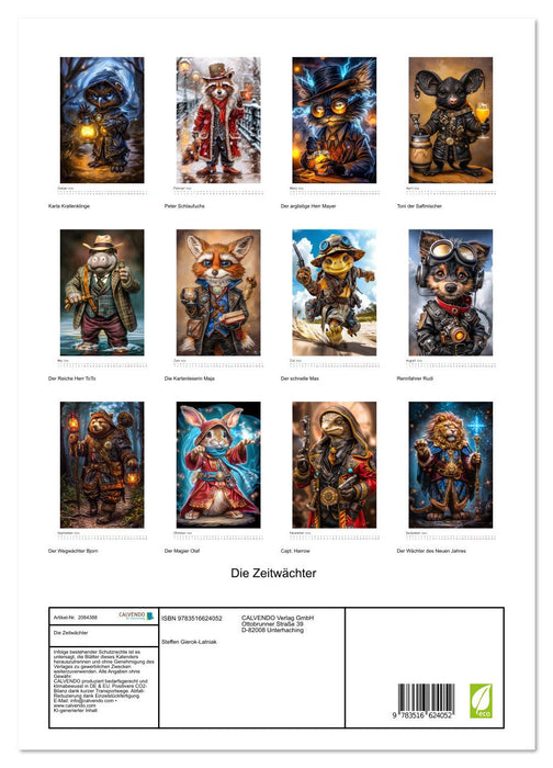 Die Zeitwächter (CALVENDO Premium Wandkalender 2026)