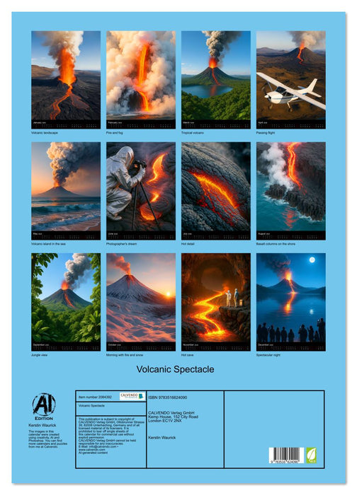 Volcanic Spectacle (CALVENDO Monthly Calendar 2026)