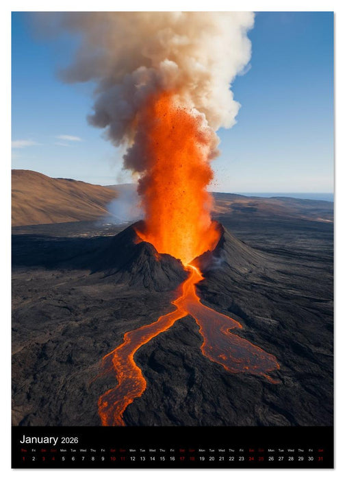 Volcanic Spectacle (CALVENDO Monthly Calendar 2026)