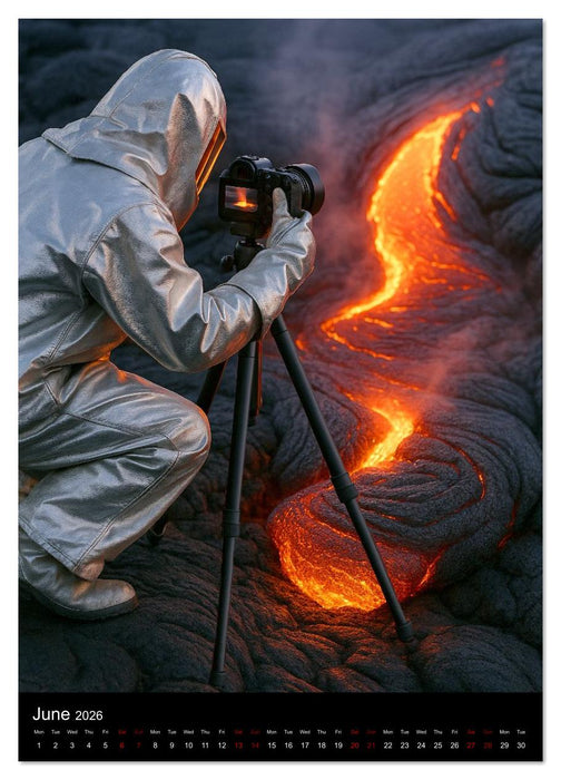 Volcanic Spectacle (CALVENDO Monthly Calendar 2026)