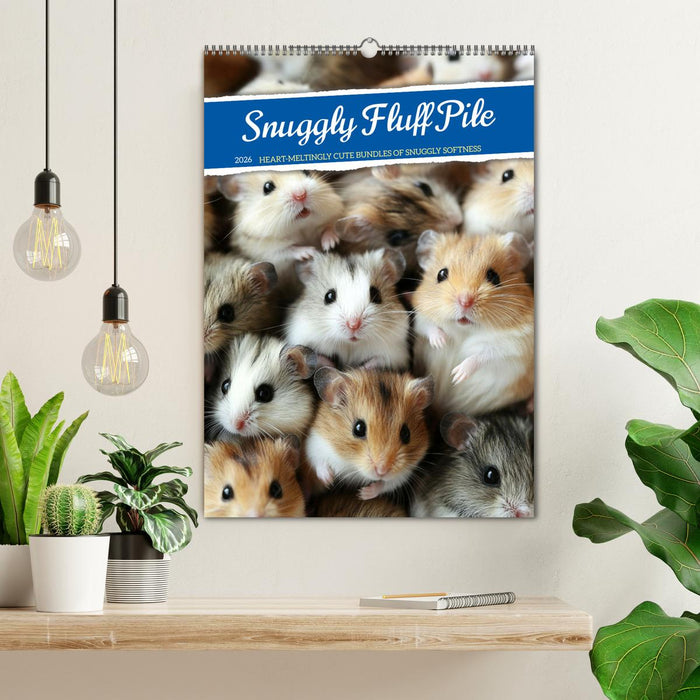 Snuggly Fluff Piles (CALVENDO Monthly Calendar 2026)