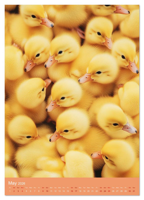 Snuggly Fluff Piles (CALVENDO Monthly Calendar 2026)