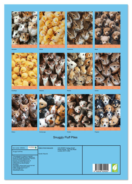 Snuggly Fluff Piles (CALVENDO Premium-Calendar 2026)