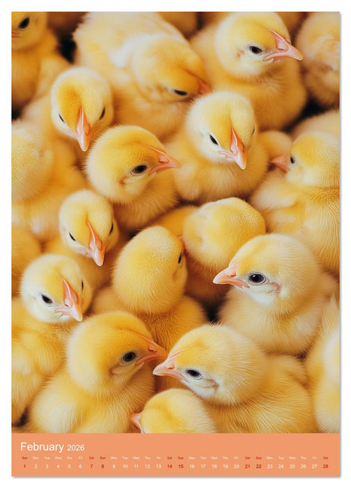 Snuggly Fluff Piles (CALVENDO Premium-Calendar 2026)