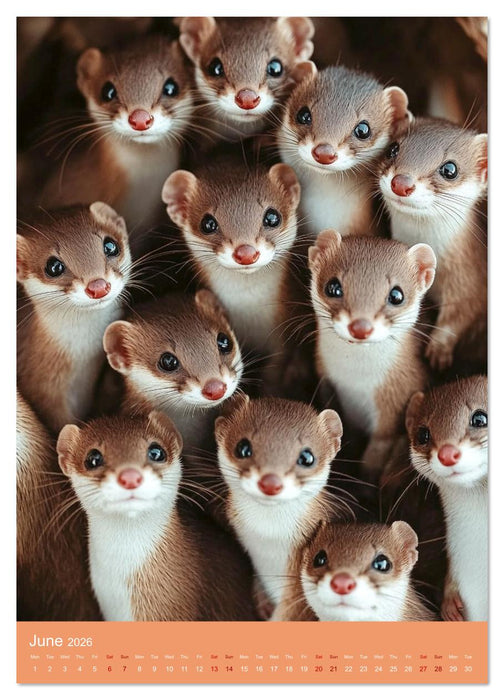 Snuggly Fluff Piles (CALVENDO Premium-Calendar 2026)