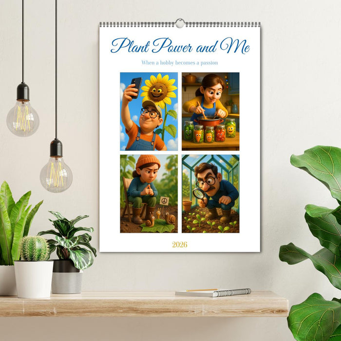 Plant Power and Me (CALVENDO Monthly Calendar 2026)