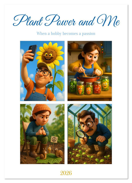 Plant Power and Me (CALVENDO Monthly Calendar 2026)