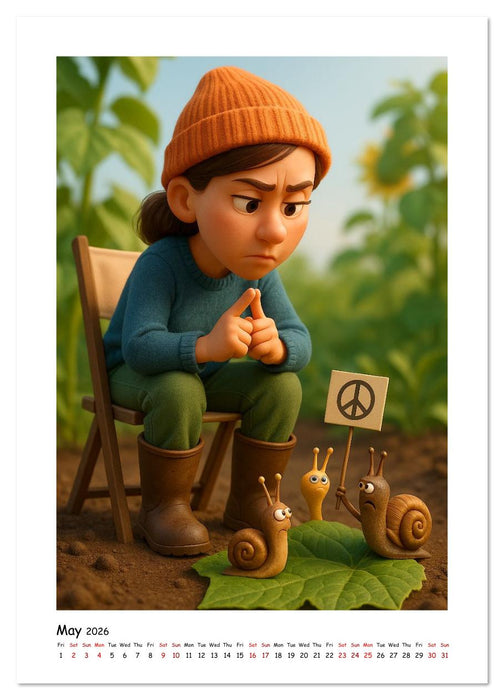 Plant Power and Me (CALVENDO Monthly Calendar 2026)