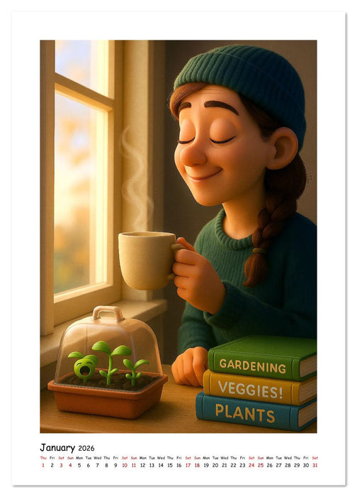 Plant Power and Me (CALVENDO Premium-Calendar 2026)