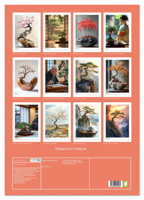 Shaped from Patience (CALVENDO Monthly Calendar 2026)