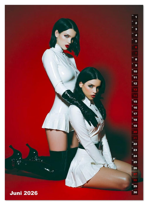 Fetisch und Latex - The Red Box (CALVENDO Wandkalender 2026)