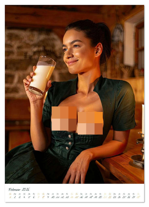 Heißer Käse, kühle Milch (CALVENDO Premium Wandkalender 2026)