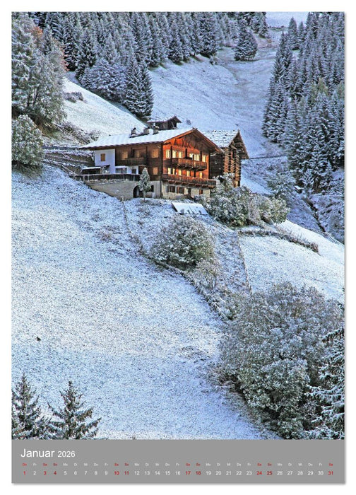 Südtirol - Bauernhöfe ein Leben am Steilhang (CALVENDO Wandkalender 2026)