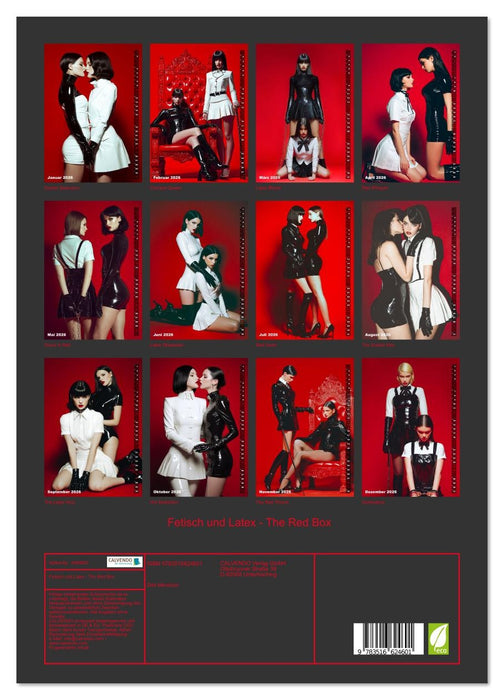 Fetisch und Latex - The Red Box (CALVENDO Premium Wandkalender 2026)