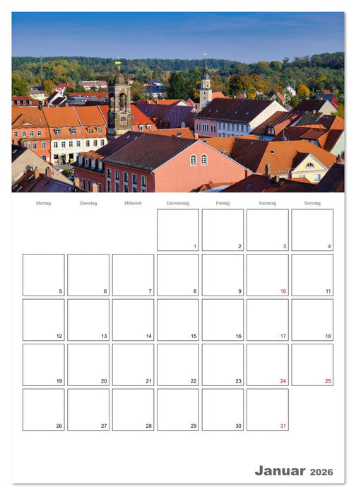 Königsbrück Einblicke - Ausblicke (CALVENDO Wandkalender 2026)