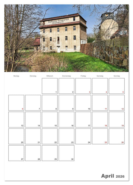 Königsbrück Einblicke - Ausblicke (CALVENDO Wandkalender 2026)
