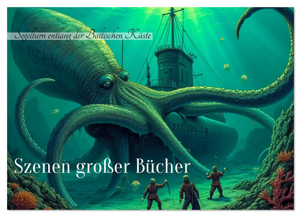 Vergessene Abenteuer - Szenen großer Bücher (CALVENDO Wandkalender 2026)