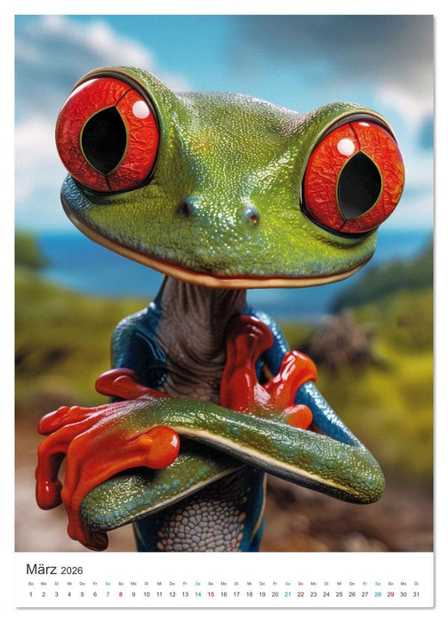 Tropenhüpfer (CALVENDO Wandkalender 2026)