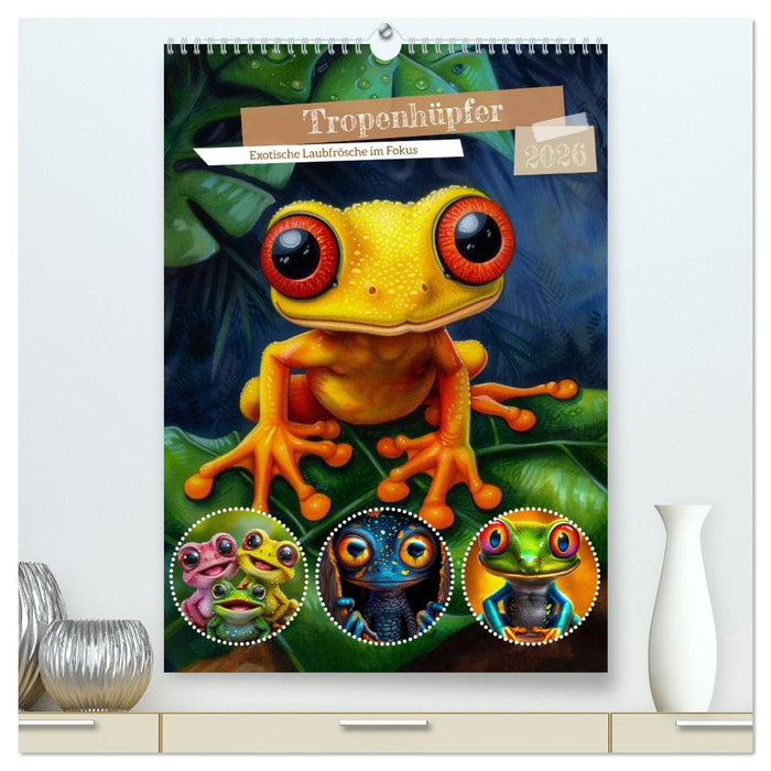 Tropenhüpfer (CALVENDO Premium Wandkalender 2026)