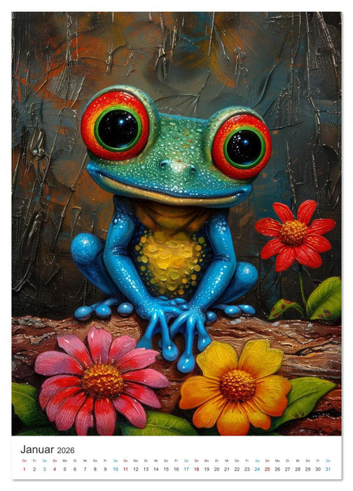 Tropenhüpfer (CALVENDO Premium Wandkalender 2026)