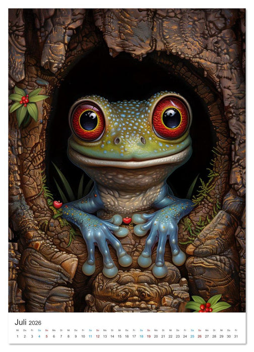 Tropenhüpfer (CALVENDO Premium Wandkalender 2026)