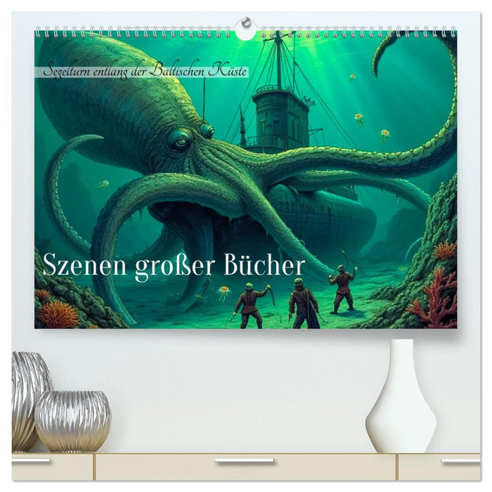 Vergessene Abenteuer - Szenen großer Bücher (CALVENDO Premium Wandkalender 2026)