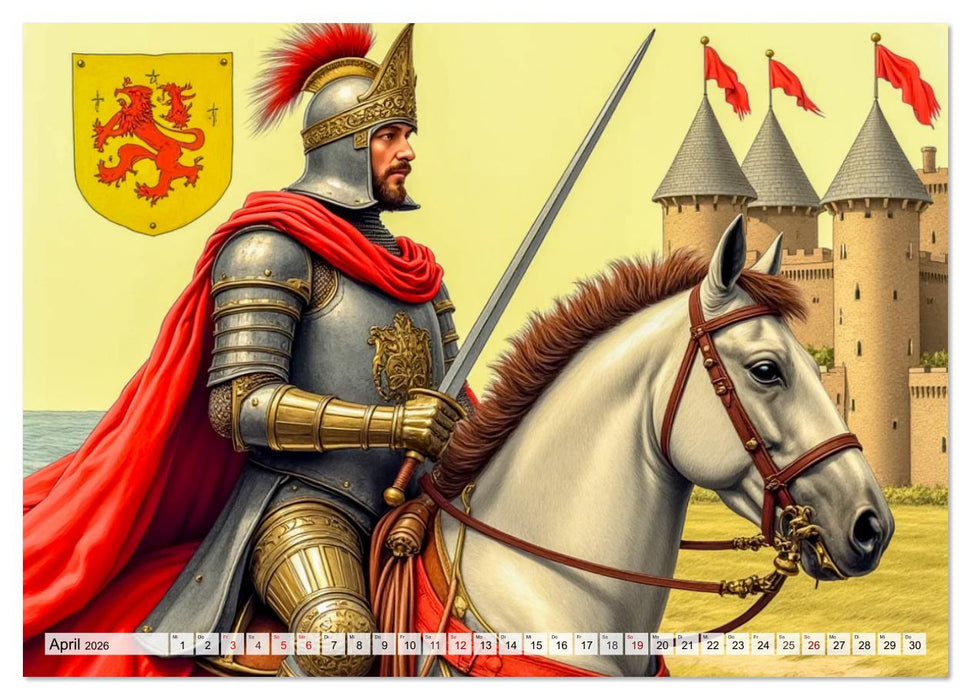 Vergessene Abenteuer - Szenen großer Bücher (CALVENDO Premium Wandkalender 2026)