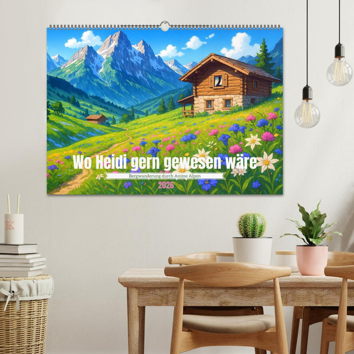 Wo Heidi gern gewesen wäre (CALVENDO Wandkalender 2026)