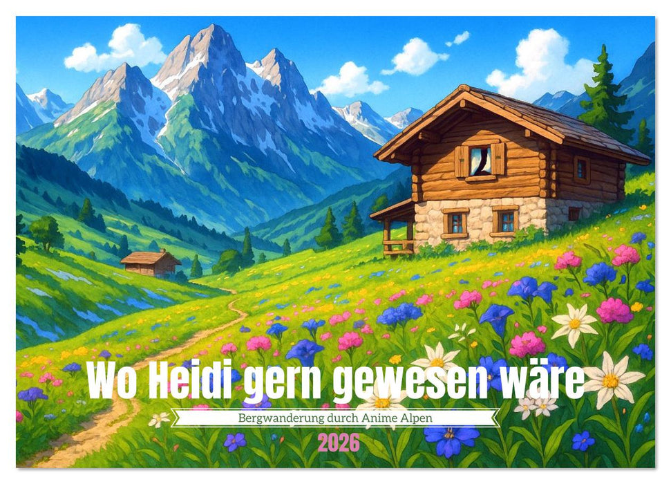 Wo Heidi gern gewesen wäre (CALVENDO Wandkalender 2026)