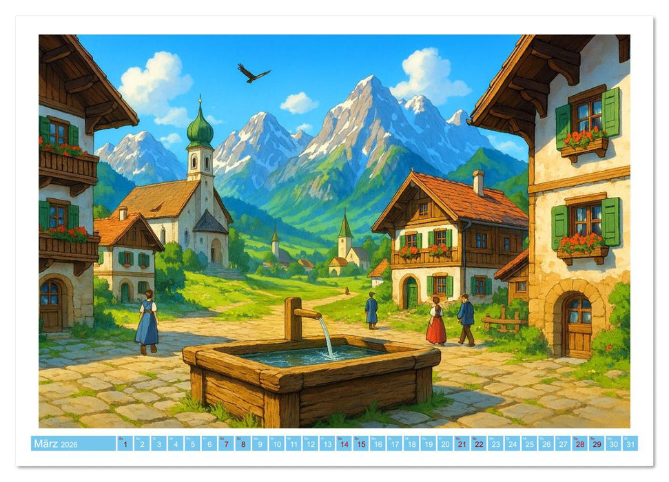 Wo Heidi gern gewesen wäre (CALVENDO Wandkalender 2026)