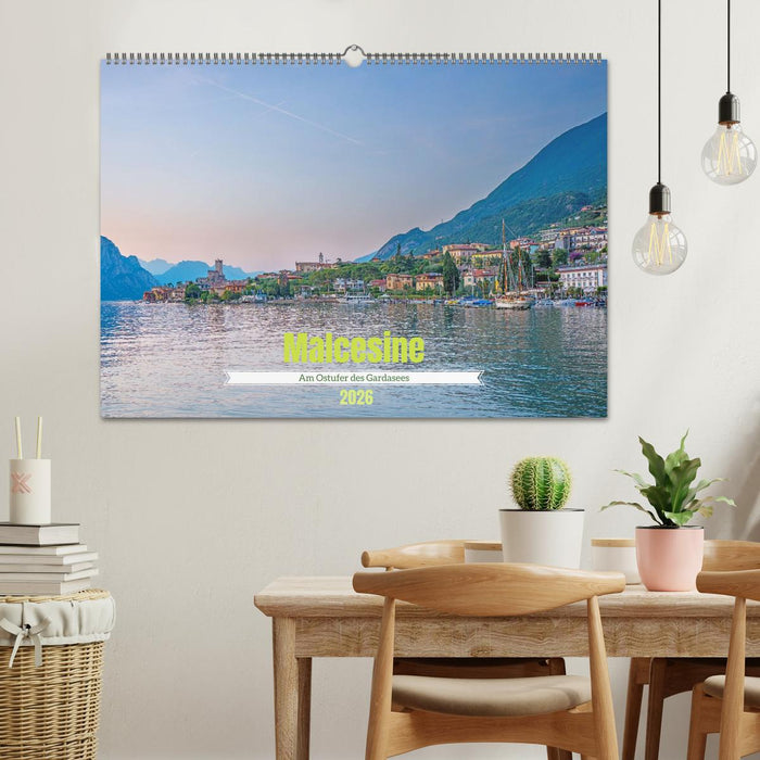 Malcesine - Am Ostufer des Gardasees (CALVENDO Wandkalender 2026)