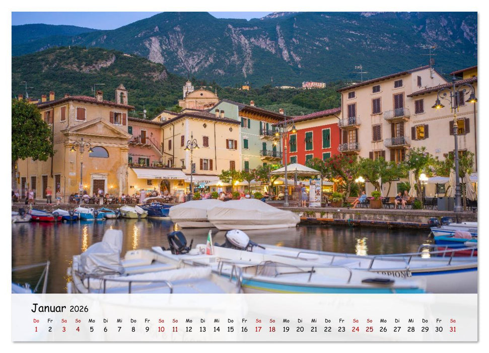 Malcesine - Am Ostufer des Gardasees (CALVENDO Wandkalender 2026)