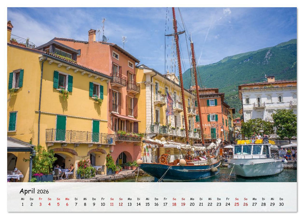 Malcesine - Am Ostufer des Gardasees (CALVENDO Wandkalender 2026)