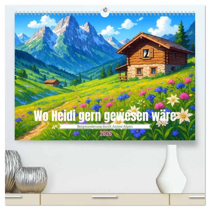 Wo Heidi gern gewesen wäre (CALVENDO Premium Wandkalender 2026)