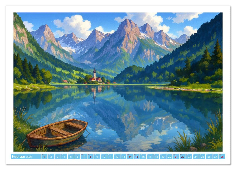 Wo Heidi gern gewesen wäre (CALVENDO Premium Wandkalender 2026)