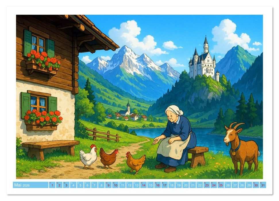 Wo Heidi gern gewesen wäre (CALVENDO Premium Wandkalender 2026)