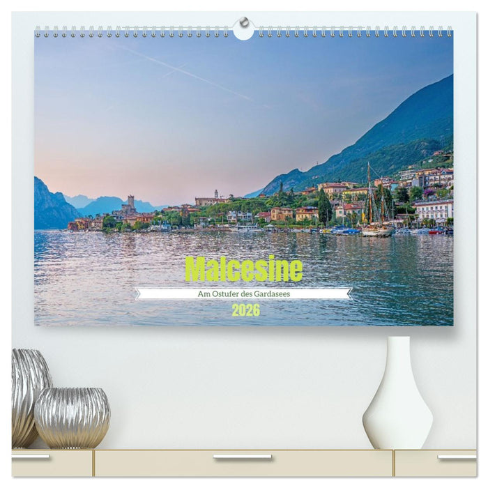 Malcesine - Am Ostufer des Gardasees (CALVENDO Premium Wandkalender 2026)