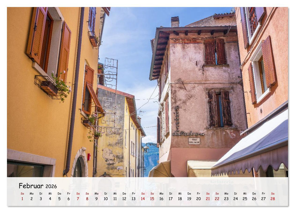Malcesine - Am Ostufer des Gardasees (CALVENDO Premium Wandkalender 2026)