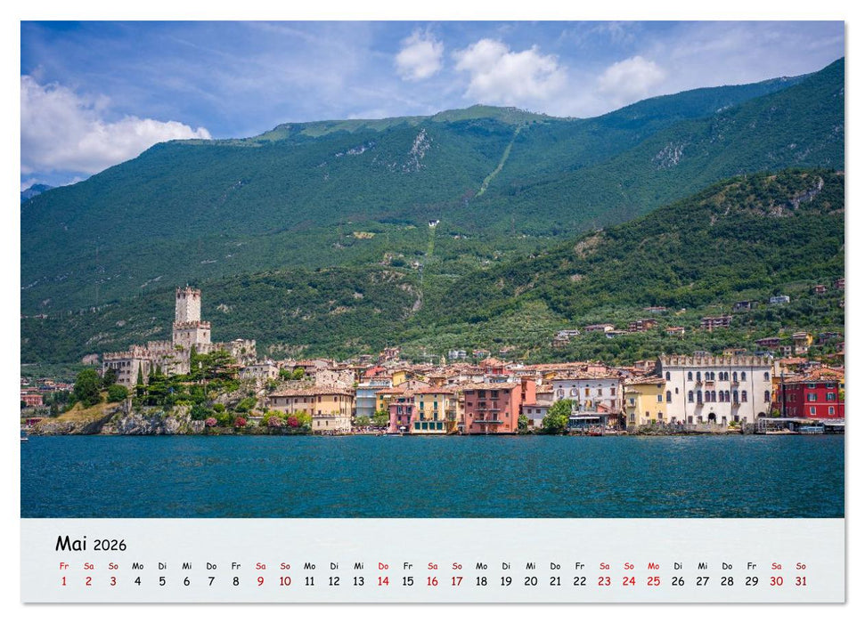 Malcesine - Am Ostufer des Gardasees (CALVENDO Premium Wandkalender 2026)