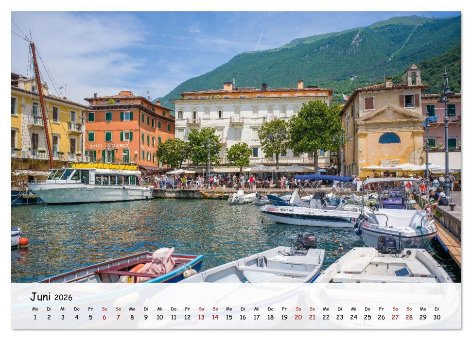 Malcesine - Am Ostufer des Gardasees (CALVENDO Premium Wandkalender 2026)